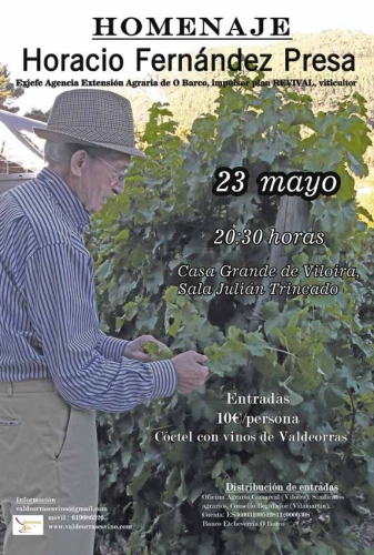 VALDEORRAS RINDE HOMENAJE AL PADRE DEL GODELLO: HORACIO FERNÁNDEZ 